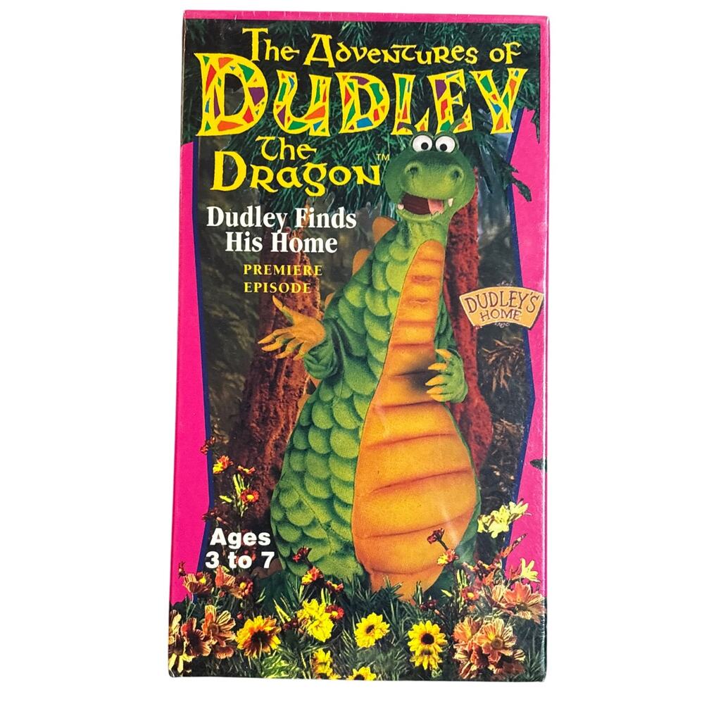 The Adventures of Dudley the Dragon Sealed VHS Finds Home premiere episode 1994